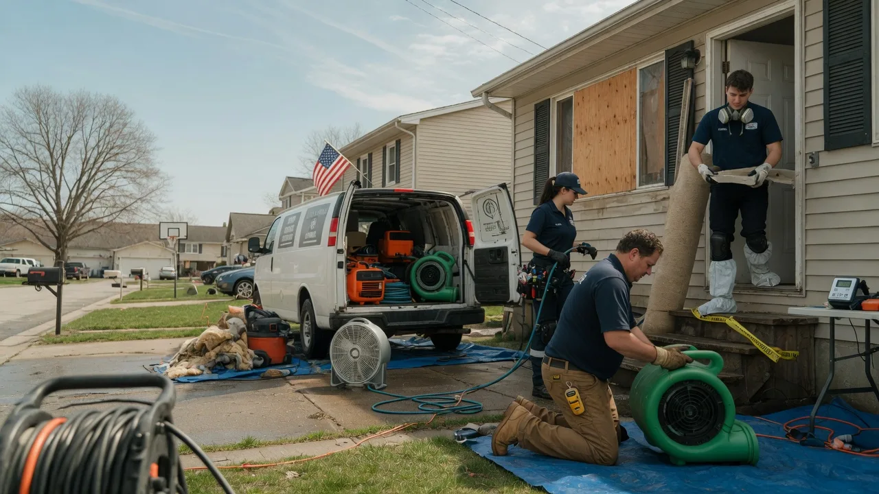 Water Damage Restoration in Nichols, WI near me
